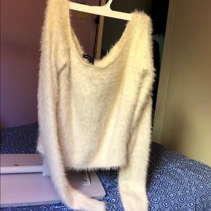 Kendall & Kylie Fleece crop sweater